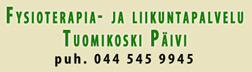 Fysioterapia- ja liikuntapalvelu Tuomikoski Päivi logo